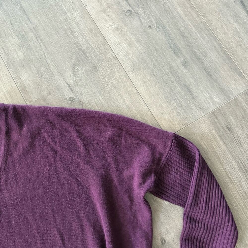 Nordstrom Sweet Romeo Purple Oversized Dolman Sweater - Picture 3 of 5